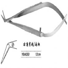 金鍾角膜剪  YBA050 右角彎鈍 刃長(zhang)11 扁柄